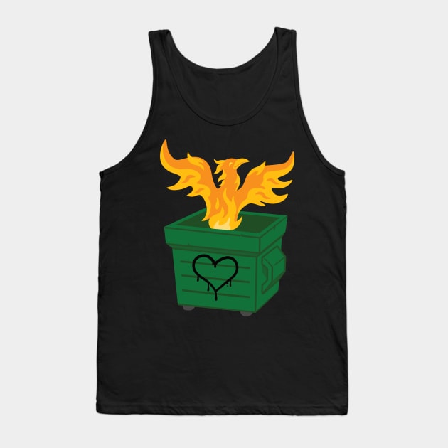 Majestic Dumpster Phoenix Tank Top by dreambeast.co